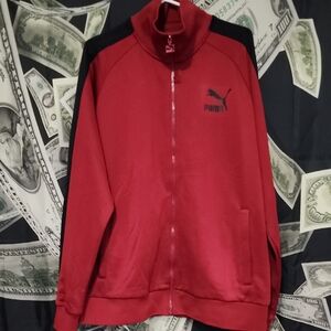 Puma Red and Black Track Jacket